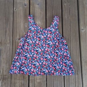 🔸FLORAL|RED ORANGE TANK TOP [ LOT 2 ]